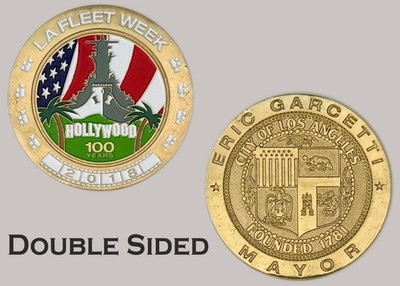 LA Fleet Week 2018 Hollywood 100 Years Challenge Coin  J#5