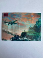 2025 Topps Chrome Star Wars Galaxy #30 Learning The Force Green Shimmer 164/250