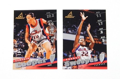 Juego completo de baloncesto Pinnacle WNBA 1998 (85) casi nuevo Leslie Swoopes Cooper - Imagen 2 de 3