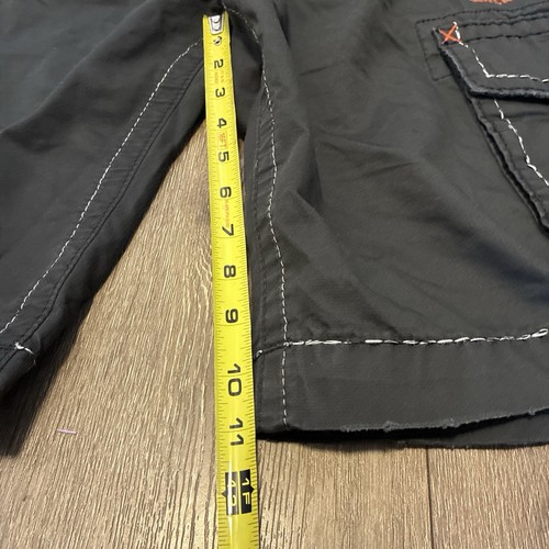 Pantalones cortos cargo clásicos Rock Revival para hombre en negro talla 44 (costura 23) - IMPRESCINDIBLES DE VER - Imagen 7 de 12
