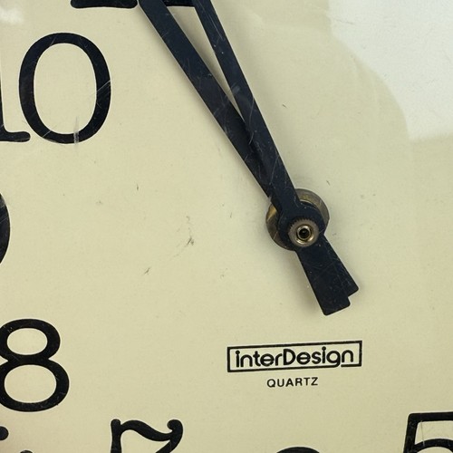 READ! Vintage InterDesign Quartz Wall Clock 1982, DOES NOT WORK!! Decor Parts - Picture 4 of 13