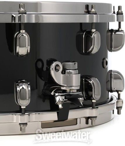 Tama Starclassic Walnut/Birch Snare Drum - 6.5 inches x 14 inches Piano Black - Picture 6 of 9