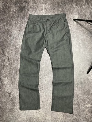 Versace Collection City Jeans Men's Size 32 Dark Gray Straight Pants Authentic