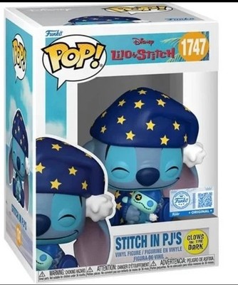 NEW Funko Pop! Disney: Lilo & Stitch - Stitch in PJ's(Glow-in-the-Dark) #1747