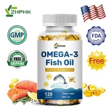 Omega-3 fish oil capsules support metabolism emotions nerves anti-inflammatory