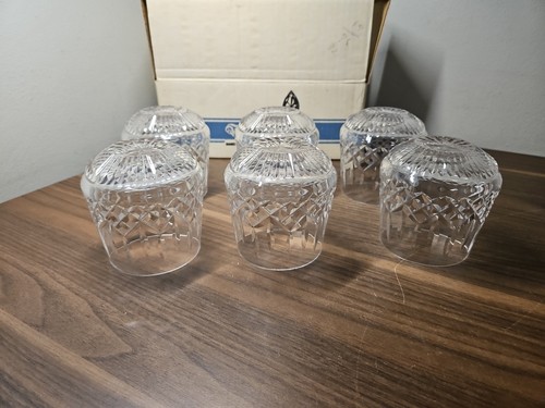 Vintage Waterford Crystal Lismore 9 Oz Tumbler 6 Pieces In Original Box - Picture 15 of 16