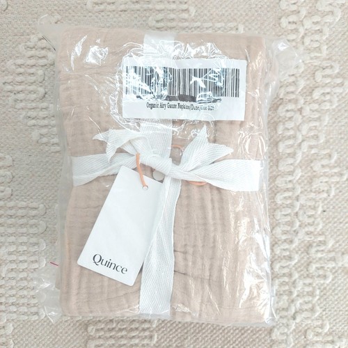 ¡Juego de 8! ¡NUEVO CON ETIQUETAS! Servilletas de dunas Quince 100 % algodón orgánico! - Imagen 10 de 10