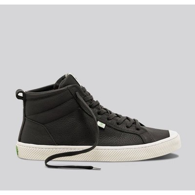 Cariuma OCA High Sneakers Womens 7.5 Mens 6 Black Premium Leather NIB