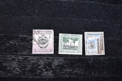 COLOMBIA 1946-1957 18 DIFFERENT USED - Picture 7 of 7