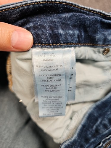 Good American Jeans GOOD LEG DEEP V vita alta GLDV873T donna 18 (36x28) - Foto 3 di 9