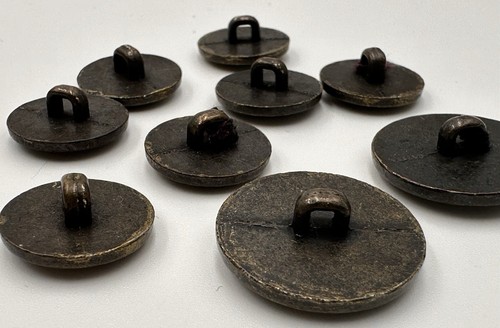 HART SCHAFFNER MARX REPLACEMENT BUTTONS KNIGHT HORSE VINTAGE BRONZE TONE LOT - Picture 8 of 9