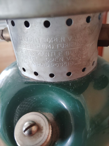 Coleman One Mantle Laterne 242c 6/12 selten Vintage 1940,S? - Bild 3 von 19