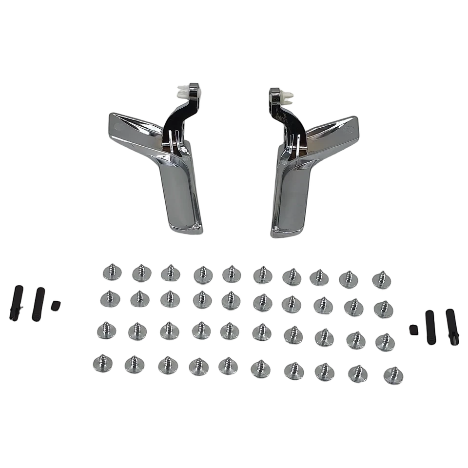 Pair Matte Aluminum Inner Door Handle Repair Kit For Mercedes-Benz W204 X204 - Imagem 4 de 4