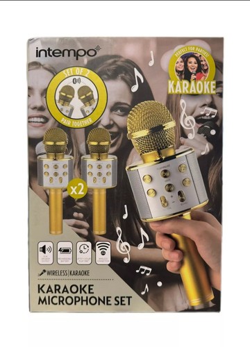Intempo Karaoke Set Microphone Set 2 Microphone im Set, 2 Mikrofone im Set TOP - Bild 1 von 5
