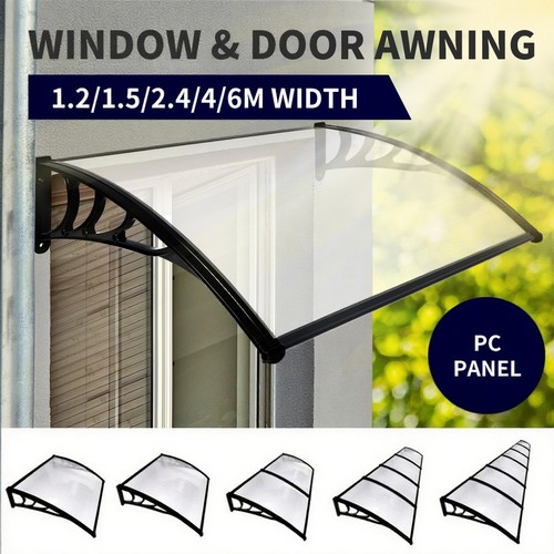 Mountview Window Door Awning Outdoor Canopy UV Patio Rain Cover DIY 1M X 1.2-6M - Picture 2 of 71