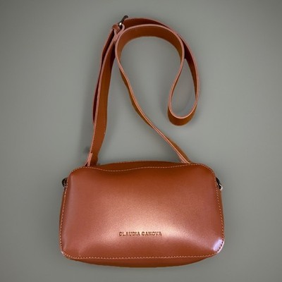 Claudia Canova Small Cognac Crossbody bag