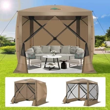 COBIZI Pop Up Gazebo Screen Tent House for Camping 8' x 8' Room Sidewalls