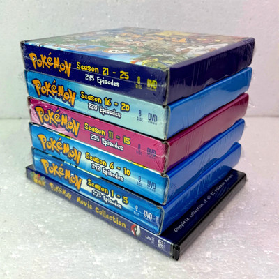 Pokemon Full Series (Season 1-25+26 Movies) DVD English Version All Region -DHL