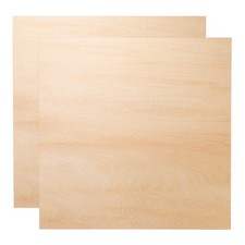 2pcs 2mm Basswood Plywood Sheets 12"x12"x3/32" Plywood Boards Craft Wood Sheet,