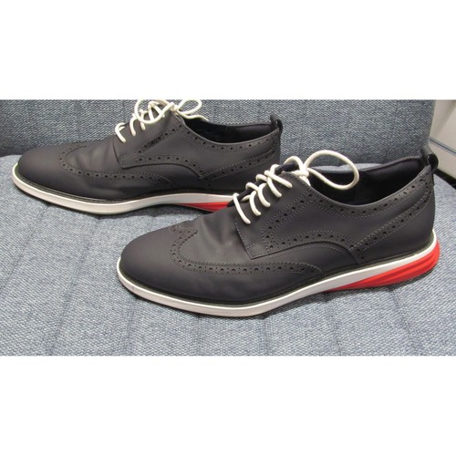 Cole Haan MENS Grandevolution Wingtip Oxford Dress Shoes Lace Up Comfort sz 11.5 - Picture 6 of 11