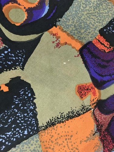 Camisa Protest Para Hombres Talla Mediana Manga Larga Seda Abstracta Retro Desteñida Botón Opaco - Imagen 15 de 17