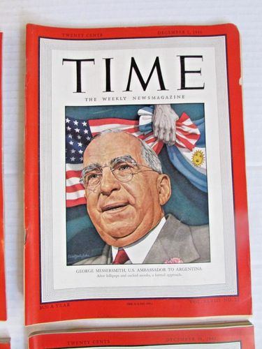 4 Vintage Time magazines - 3/4/1946 - 12/2/1946 - 12/9/1946 and 12/19/1946 - Picture 6 of 11
