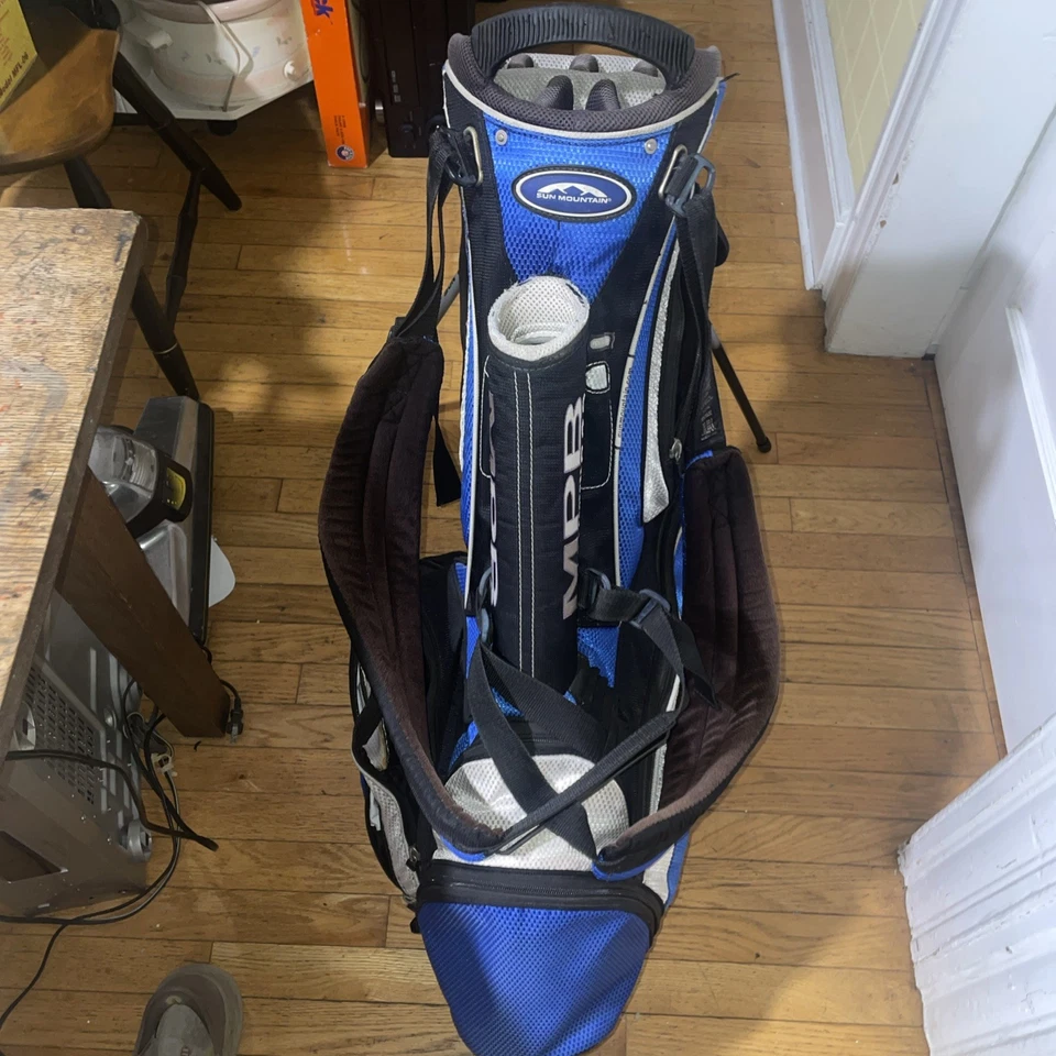 Bolsa multiusos Sun Mountain MPB soporte/transporte/carrito para palos de golf, 14 vías, EXCELENTE Foto 2 de 4
