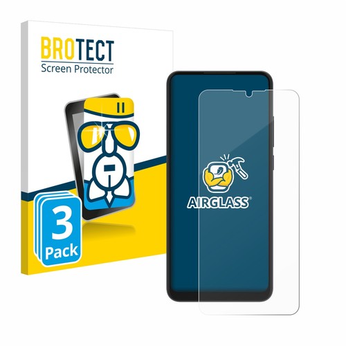 3x Pellicola Protettiva Vetro per ZTE Blade A52 / A54 Protezione Proteggi