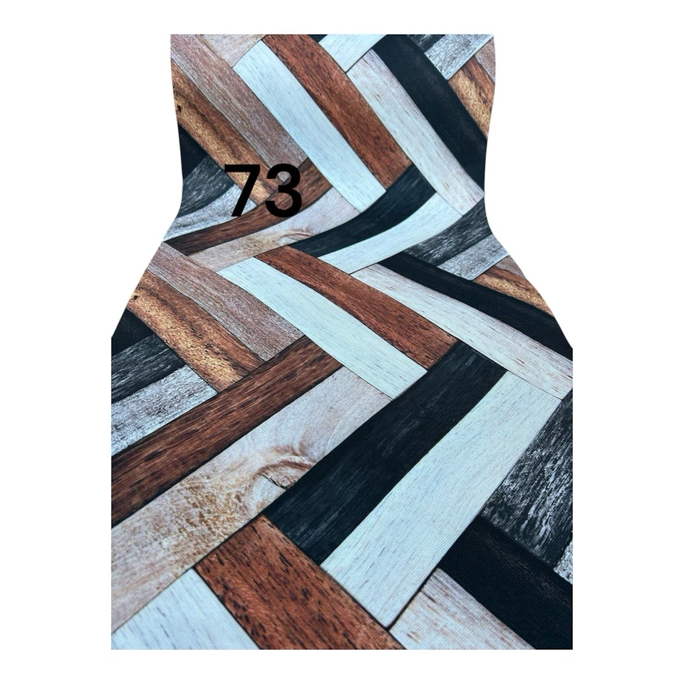 Passatoia Antiscivolo Cucina In poliester Stampa Digitale Disegno Listelli Legno - Image 2 of 4