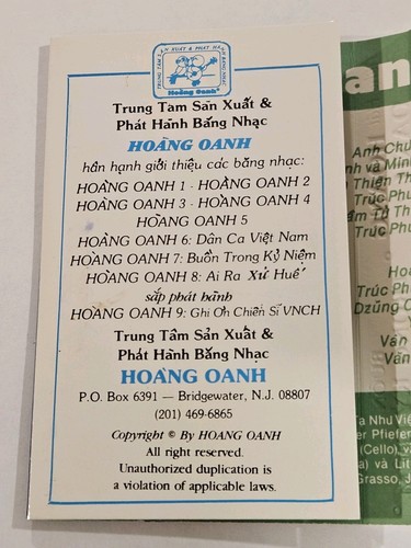 Vintage Vietnamese Cassette, Truc Phuong and others - Picture 5 of 8