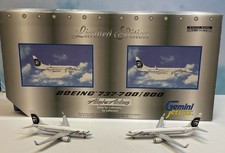 Gemini Jets 1:400 Alaska 737-700 737-800 Set N619AS N546AS Boeing B737 GJASASET1