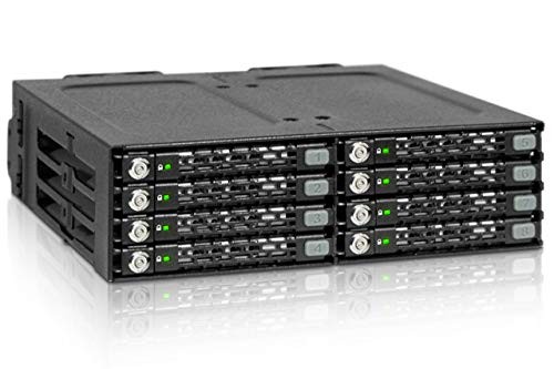 Icy Dock ToughArmor MB998SK-B Drive Enclosure External - Black (mb998skb) - 第 1/10 張圖片