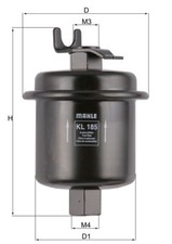 KNECHT KL 185 Kraftstofffilter für ACURA,HONDA,ROVER