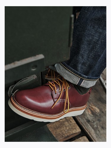 Men's Horween Chromexcel Italian Vegetable Tanned Leather Goodyear Vibram Shoes - Picture 28 of 36