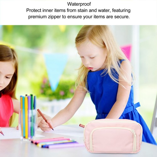 Pencil Storage Bag Makeup Organizer Versatile Pen Pouch Large Capacity For - Picture 11 of 22