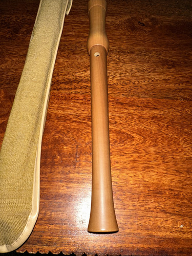 Registratore in legno vintage Mollenhauer 2 pezzi Germania 13" - Foto 5 di 10