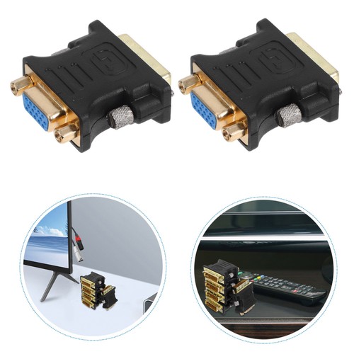 5 Pcs Computerkonvertierungskopf VGA-Anzeigeadapter DVI-zu-VGA-Adapter - 第 2/12 張圖片
