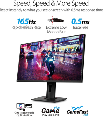 ASUS VG278QR TUF 165Hz Gaming Monitor for sale online | eBay