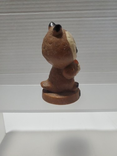 Vintage Napco October Owl With Pumpkin Figurine C-9331 Brown Cream 3.5" - Picture 8 of 9