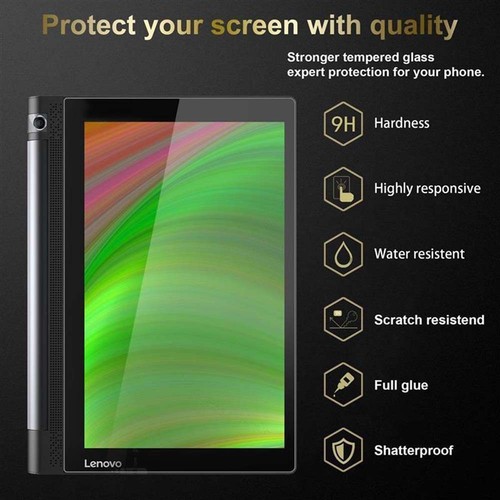 3x Tempered Glass for Lenovo Yoga Tablet 3 10 (10.1" inch) Display Screen - Afbeelding 3 van 8
