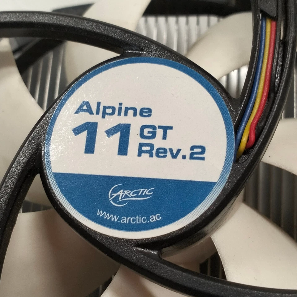 Arctic Alpine 11 GT Rev.2 LGA1150 1151 1155 1156 775 CPU Cooler Heatsink Fan - Image 2 of 4