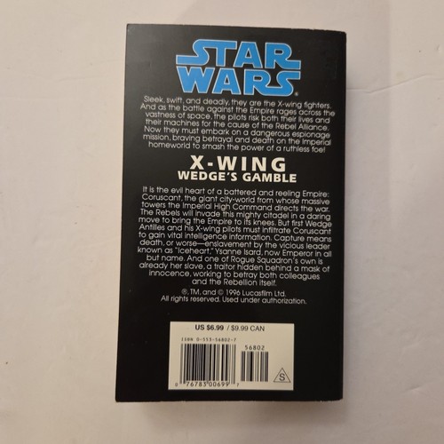 Star Wars: X-Wing WEDGE'S GAMBLE BOOK 2 Paperback  1996 - Picture 2 of 8