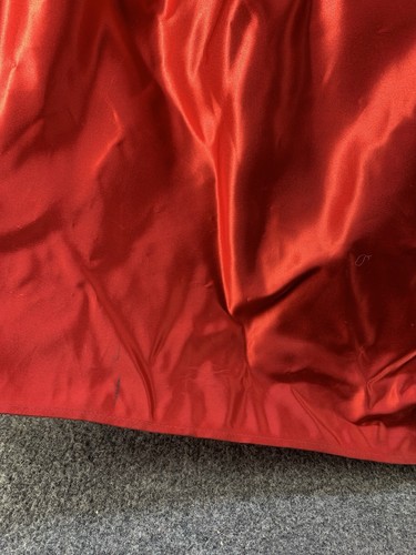 Gunne Sax by Jessica McClintock Vintage rot Satin Korsett Kleid Gr. 9/10 - Bild 4 von 9