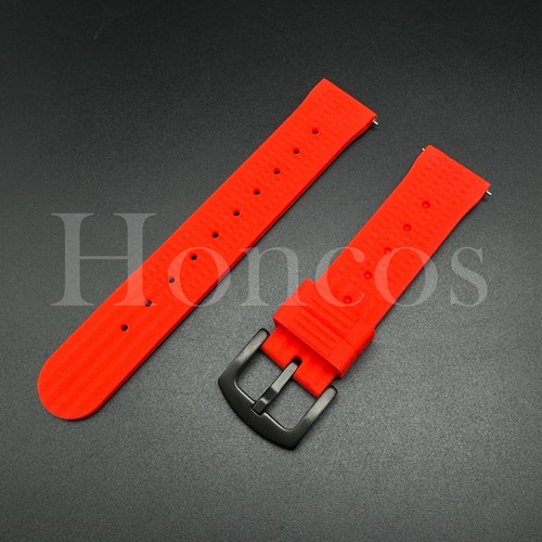 20 22 MM Waffle Rubber Silicone Watch Band Strap Quick Release fits for Timex US - Picture 41 of 51