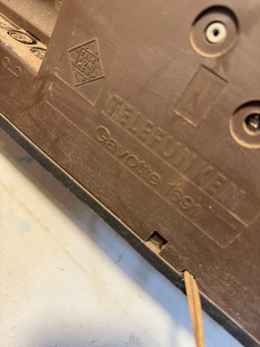 Altes Radio Telefunken Gavotte 1691 Vintage ca. 1968 UKW/KW/MW/LW 60s Working - Picture 9 of 9
