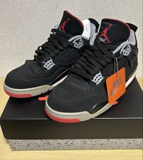 Men 10.0US Sneakers Nike Air Jordan 4 Retro Bred