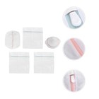 5pcs Reisen Waschen Waschbeutel Feine Mesh -Tasche (weiß) Waschbeutel