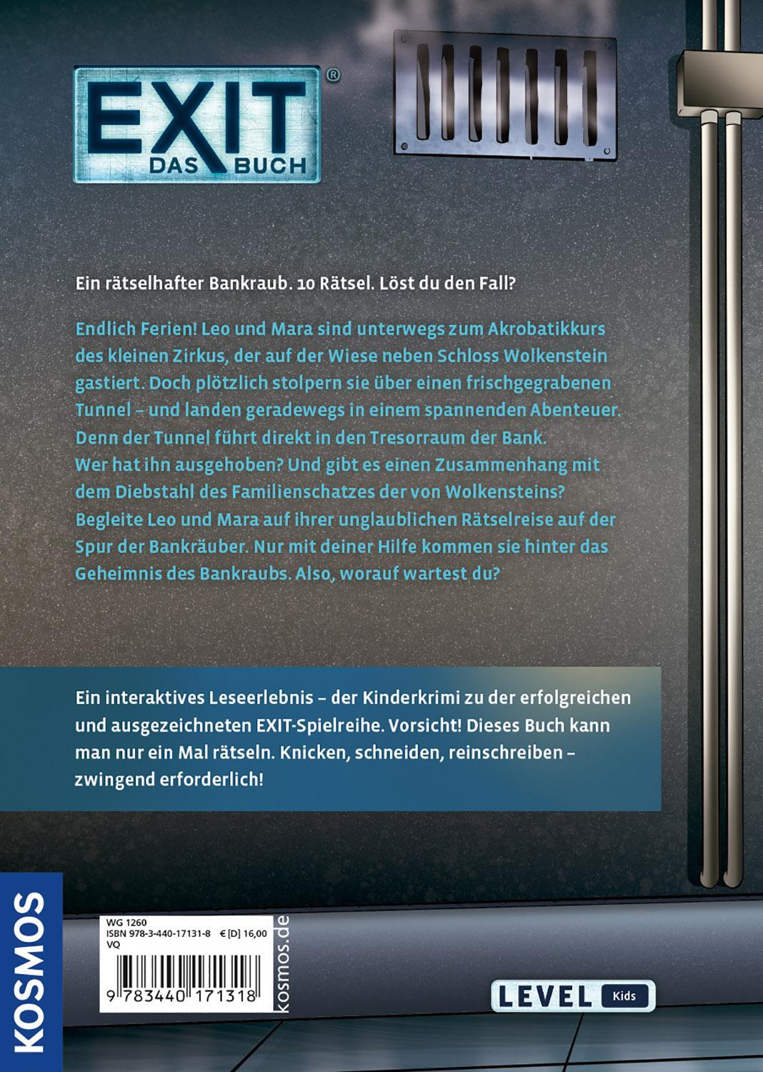Thumbnail - Exit® - Das Buch: Der Rätselhafte Bankraub Inka Brand