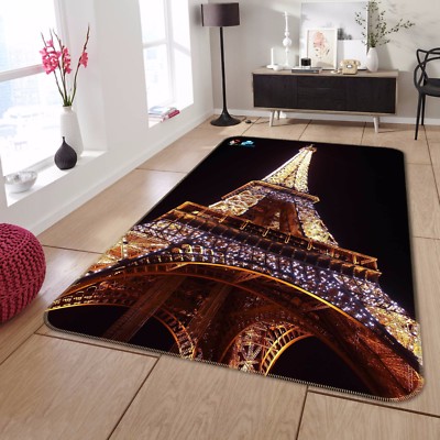 3D Tower Sky View 406 Non Slip Rug Mat Room Mat Quality Elegant Photo Carpet US