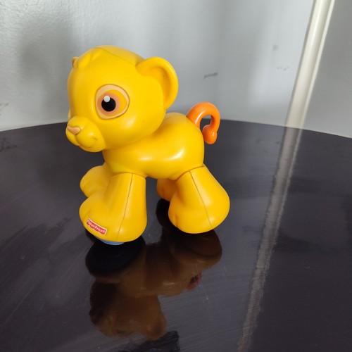 Disney Simba Baby Lion King 2012 Fisher Price Amazing Animals Click Clack Toy - Picture 2 of 13
